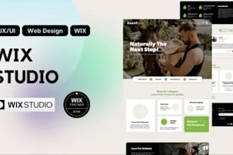 design wix ecommerce website or wix website design redesign