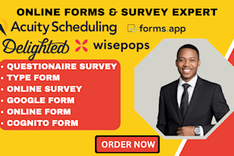 setup forms app, wise pops, delighted, forms by air
