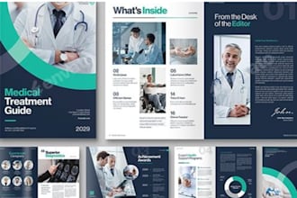 design a professional brochure, company profile, and corporate brochure