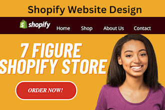 do shopify ecommerce website development, shopify store design