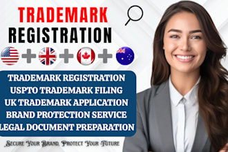 help you register uk us trademark professional file complete uspto documentation