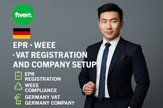 handle germany epr, wee, vat registration and company setup