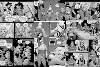 do nsfw anime manga comic page, nsfw comic page, webtoon comic art nsfw manga