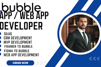 develop bubble app, bubble io mvp saas, bubble marketplace app, bubble developer