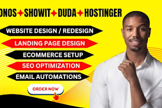hostinger website design ionos duda odoo showit godaddy squarespace wordpress