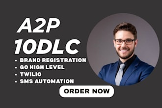 set up a2p 10dlc and sms smtp integration with twilio mailgun or gohighlevel