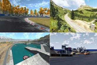 build custom beamng assetto corsa mods vehicles, track and map
