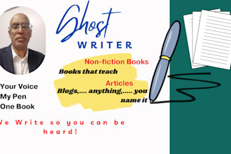 write your ideas and stories that deserve to be heard