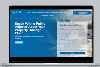 build public adjuster website insurance claim to generate public adjuster leads