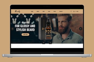 build beard oil shopify store beard care beard oil website hair care website