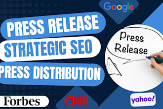 write and submit SEO press releases for top PR distribution sites
