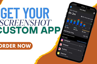 design custom app screenshot for play store and app store