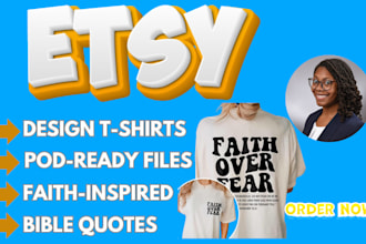 design christian etsy trending t shirts bible quotes, print on demand store