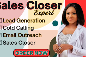 generate b2b leads build verified email lists close sales via cold calling