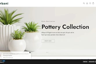 build premium bedroom decor website for bedding, lamps, wall art, home accessory