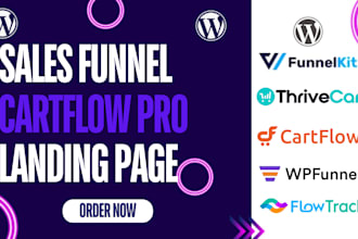 build funnelkit cartflows funnelkit wp funnel, thrive architect sales cart flows