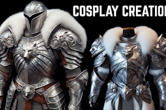 design 3d wearable cosplay model cosplay creation cosplay armor cosplay printing