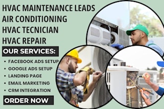 generate hvac maintenance leads air conditioning hvac technician hvac repair