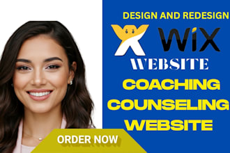design counseling, therapy website with booking system,  coaching or counseling