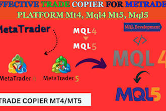 build an effective trade copier for metatrader platform mt4, mql4 mt5, mql5