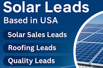 generate solar or roofing leads from homeowners via cold calling or outreach