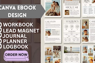 canva ebook design canva workbook design ebook  cover canva pdf workbook layout