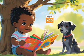 illustrate children story book illustration bible story illustration with cover