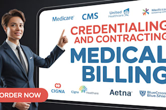 do credentialing and contracting, medical billing, enrolment medicare, medicaid