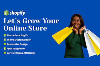 fix shopify bugs, website liquid errors, store customization
