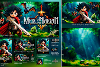 do steam capsule art game banner game ui game poster game logo steam graphics