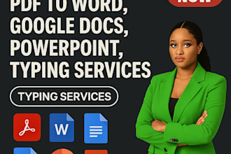 convert pdfs to word, google docs, and powerpoint with speed