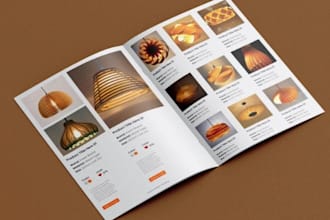design editorial promotional sales business sell sheet magazine product catalog