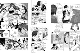 illustrate anime manga pages panels nsfw comics