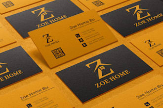 design real estate, construction, plumbing, electric business card