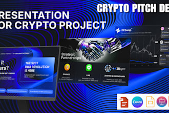 do crypto pitch deck blockchain PPT web3 defi tokenomics metaverse ai pitch deck