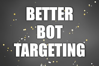 build a powerful target bot that track, automates and coverts like a machine