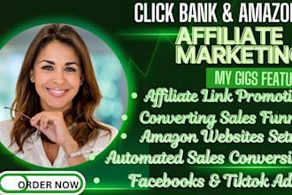 create clickbank affiliate marketing amazon crypto websites link promotion sales