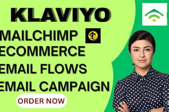 klaviyo email flows,klaviyo email campaign klaviyo mailchimp ecommerce marke