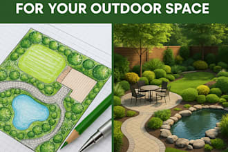 design modern and elegant landscape layouts for any space