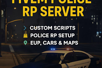 build and optimize your custom fivem rp server with eup, scripts, and cars