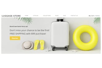 design travel accessories shopify store travel website travel guide store