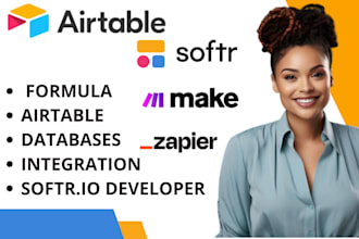 do airtable databases, formular, integration, softr development