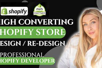 build shopify dropshipping store, design automated shopify store, ecommerce