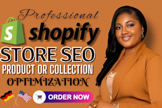 write seo optimized product or collection descriptions for shopify stores