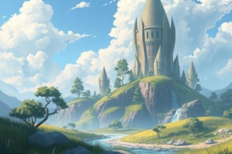 environment concept art landscape design