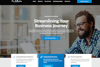 create ai enhanced digital marketing agency or smma agency website
