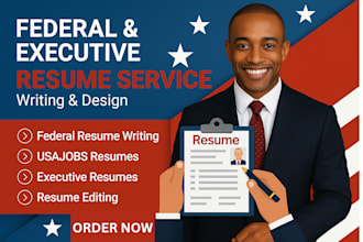 deliver ats federal resume writing, ksa,ecq help for usajobs