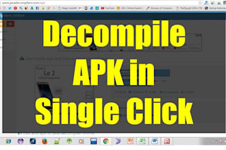 decompile, recompile apk or app bundle with source code android app modification
