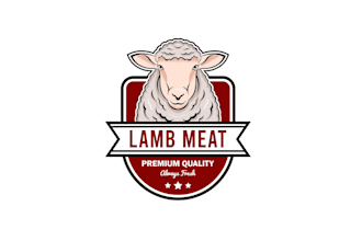 create attractive and imagination sheep farm logo design