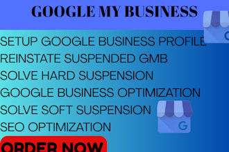 setup audit google my business profile rank gmb optimization reinstate profile